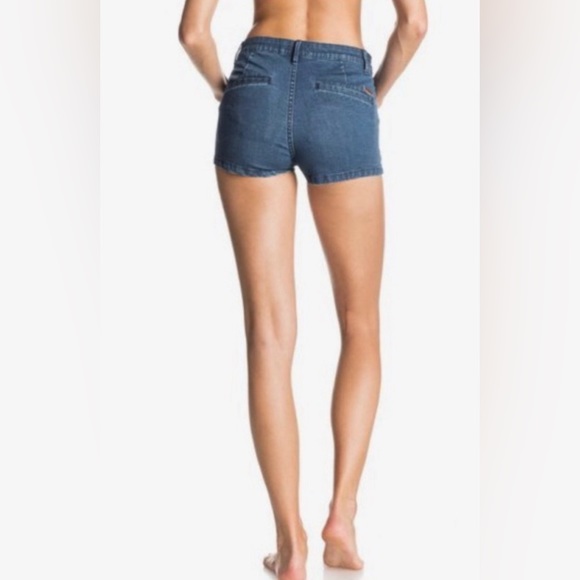 Roxy Size 30 Stretch Denim In My Head Short Shorts - Picture 3 of 6